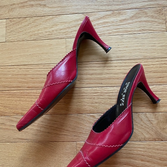 PARIS SHOE BIZZ PARIS FRANCE SLIP ON HEELSr - Picture 2 of 8